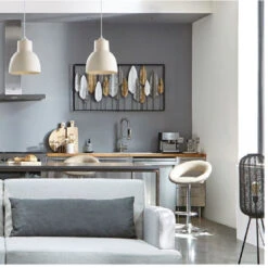 Déco Murale 135 Cm Plumes Métal Atmosphera 7 Déco Murale 135 Cm Plumes Métal Atmosphera -ATMOSPHERA || Intex || Demeyere Soldes deco murale 134 cm plumes metal atmosphera 2