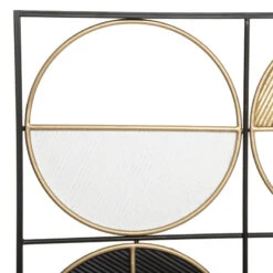 Déco Murale 76x102 Métal Zak Noir Et Doré Atmosphera -ATMOSPHERA || Intex || Demeyere Soldes deco murale 76x102 metal zak noir et dore atmosphera 2