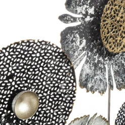 Déco Murale Métal Fleurs 50x50 Atmosphera -ATMOSPHERA || Intex || Demeyere Soldes deco murale metal fleurs 50x50 atmosphera 1