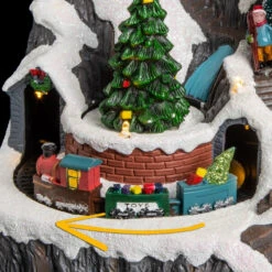 Déco Noël Chalet Montagne Piles Lumineux Animé Musical -ATMOSPHERA || Intex || Demeyere Soldes deco noel chalet montagne piles lumineux anime musical 2