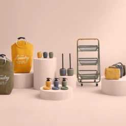 Desserte 3 Niveaux Kaki Trio 5Five -ATMOSPHERA || Intex || Demeyere Soldes desserte 3 niveaux kaki trio 5five 2