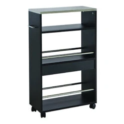 Demeyere Desserte De Cuisine Coffee Noir -ATMOSPHERA || Intex || Demeyere Soldes desserte cuisine cafe noir 1