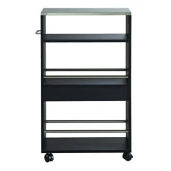 Demeyere Desserte De Cuisine Coffee Noir -ATMOSPHERA || Intex || Demeyere Soldes desserte cuisine cafe noir 2