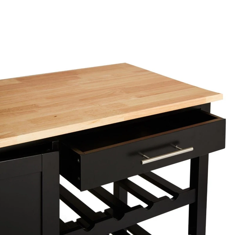 Desserte De Cuisine Noire Modèle CLAUDE GM Atmosphera 4 Desserte De Cuisine Noire Modèle CLAUDE GM Atmosphera – Image 2