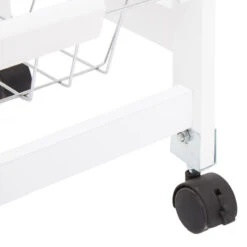 ATMOSPHERA Desserte De Cuisine Verre Blanc Modèle GUSTAF 9 ATMOSPHERA Desserte De Cuisine Verre Blanc Modèle GUSTAF -ATMOSPHERA || Intex || Demeyere Soldes desserte de cuisine verre blanc modele gustaf 3