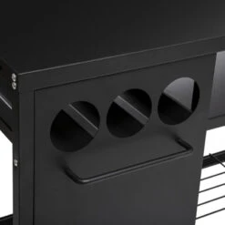 Desserte De Plancha Extérieure Noire Neka -ATMOSPHERA || Intex || Demeyere Soldes desserte de plancha exterieure noire neka 2