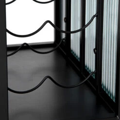 Desserte En Métal Et Verre Noir Noam 5Five 10 Desserte En Métal Et Verre Noir Noam 5Five -ATMOSPHERA || Intex || Demeyere Soldes desserte en metal et verre noir noam 5five 3