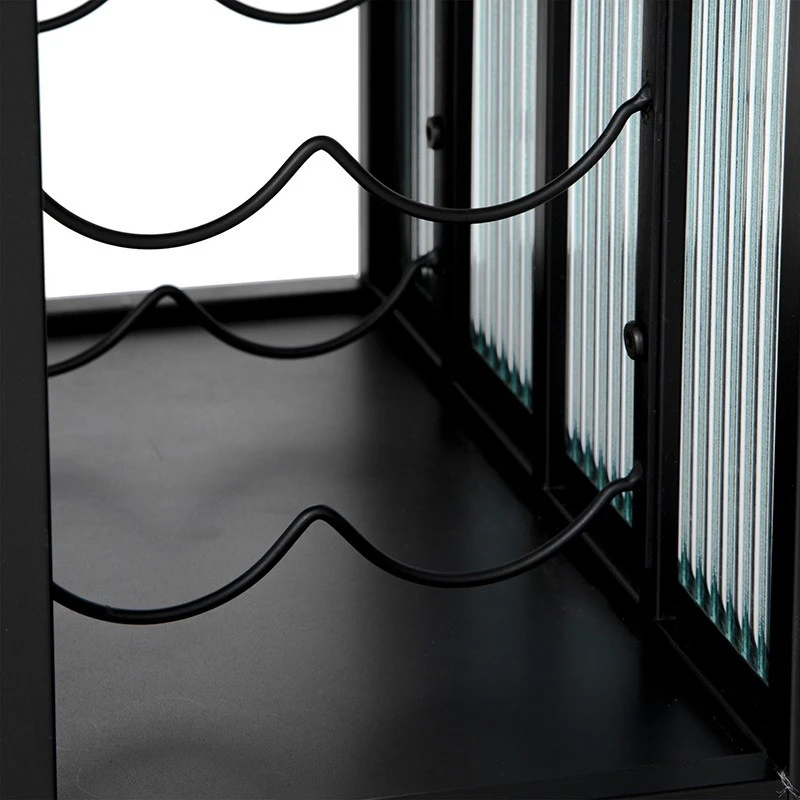 Desserte En Métal Et Verre Noir Noam 5Five 6 Desserte En Métal Et Verre Noir Noam 5Five – Image 4