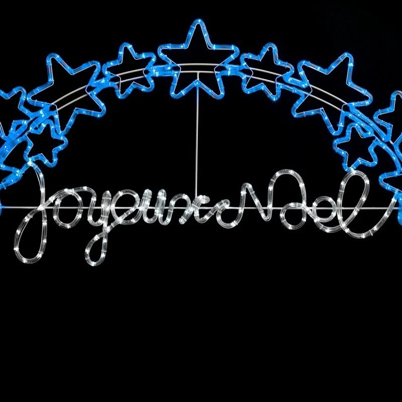 Enseigne Lumineuse 134 Cm Joyeux Noël Blanc Et Bleu 4 Enseigne Lumineuse 134 Cm Joyeux Noël Blanc Et Bleu – Image 2