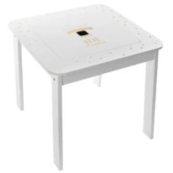 Ensemble Table + 2 Tabourets Enfant Blanc Doré Dream Atmosphera -ATMOSPHERA || Intex || Demeyere Soldes ensemble table 2 tabourets enfant blanc dore dream atmosphera 2