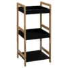 Étagère 3 Niveaux Natureo Noir 5Five -ATMOSPHERA || Intex || Demeyere Soldes etagere 3 niveaux natureo noir 5five