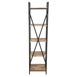 Etagère 5 Niveaux Edena 45x180 Atmosphera -ATMOSPHERA || Intex || Demeyere Soldes etagere 5 niveaux edena 45x180 atmosphera 1 2