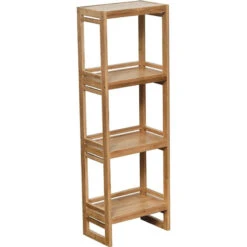 Étagère Bambou 4 Niveaux -ATMOSPHERA || Intex || Demeyere Soldes etagere bambou 4 niveaux 1