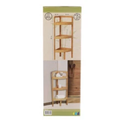 Etagère D'angle 3 Niveaux En Bambou -ATMOSPHERA || Intex || Demeyere Soldes etagere d angle 3 niveaux en bambou 1
