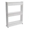 Étagère De Rangement Passe-partout Blanc Sur Roulettes -ATMOSPHERA || Intex || Demeyere Soldes etagere de rangement passe partout blanc sur roulettes
