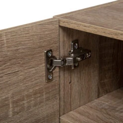 Etagère Murale 2 Niveaux + Porte Naturel Fixup 5Five -ATMOSPHERA || Intex || Demeyere Soldes etagere murale deux niveaux porte naturel fixup 5five 3