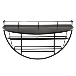 Étagère Murale Métal Bouteilles 68x41 Atmosphera 8 Étagère Murale Métal Bouteilles 68x41 Atmosphera -ATMOSPHERA || Intex || Demeyere Soldes etagere murale metal bouteilles 68x41 atmosphera 2