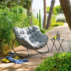 Fauteuil Bascule Extérieur Paopao Hespéride -ATMOSPHERA || Intex || Demeyere Soldes fauteuil bascule exterieur paopao hesperide 2