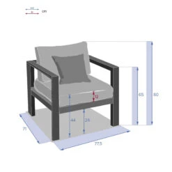Fauteuil De Jardin Evasion Tonka Hespéride -ATMOSPHERA || Intex || Demeyere Soldes fauteuil de jardin evasion tonka hesperide 4