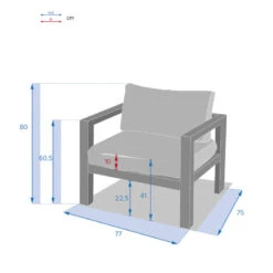 Fauteuil De Jardin Jauca Noisette / Gris Boisé Hespéride 7 Fauteuil De Jardin Jauca Noisette / Gris Boisé Hespéride -ATMOSPHERA || Intex || Demeyere Soldes fauteuil de jardin jauca noisette gris boise hesperide 2