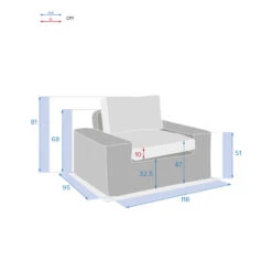 Fauteuil De Salon De Jardin Savinia Coloris Tahini Hespéride -ATMOSPHERA || Intex || Demeyere Soldes fauteuil de salon de jardin savinia coloris tahini hesperide 1 3