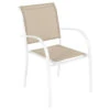 Fauteuil Empilable Piazza Hespéride Lin/blanc 1 Fauteuil Empilable Piazza Hespéride Lin/blanc -ATMOSPHERA || Intex || Demeyere Soldes fauteuil empilable piazza hesperide lin blanc