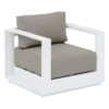 Fauteuil Extérieur 1 Place Allure Blanc Hespéride -ATMOSPHERA || Intex || Demeyere Soldes fauteuil exterieur 1 place allure blanc hesperide