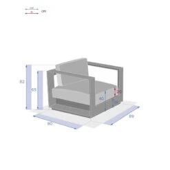 Fauteuil Extérieur 1 Place Allure Blanc Hespéride -ATMOSPHERA || Intex || Demeyere Soldes fauteuil exterieur 1 place allure blanc hesperide 2