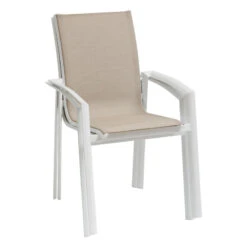 Fauteuil Extérieur Axant Lin/blanc Hespéride -ATMOSPHERA || Intex || Demeyere Soldes fauteuil exterieur axant linblanc hesperide 2