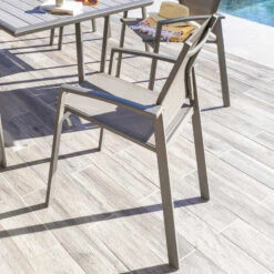 Fauteuil Extérieur Axant Wengé/praline Hespéride 6 Fauteuil Extérieur Axant Wengé/praline Hespéride -ATMOSPHERA || Intex || Demeyere Soldes fauteuil exterieur axant wengepraline hesperide 1