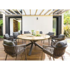 Fauteuil Oriengo Mailles Anthracite/graphite Hespéride 8 Fauteuil Oriengo Mailles Anthracite/graphite Hespéride -ATMOSPHERA || Intex || Demeyere Soldes fauteuil oriengo mailles anthracite graphite hesperide 1