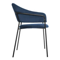 Fauteuil Velours Bleu Siron Atmosphera -ATMOSPHERA || Intex || Demeyere Soldes fauteuil velours bleu atmosphera 3