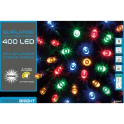 Guirlande Programmable 400 LED 40 Mètres Multicolore FV 5 Guirlande Programmable 400 LED 40 Mètres Multicolore FV -ATMOSPHERA || Intex || Demeyere Soldes guirlande programmable 400 led 40 metres multicolore fv 1
