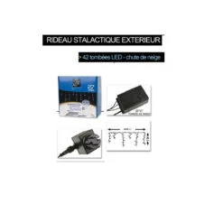 Guirlande Rideau Stalactite 252 Ampoules Leds Multicolores -ATMOSPHERA || Intex || Demeyere Soldes guirlande rideau stalactite 252 ampoules leds multicolores 2