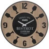 Horloge D57 Bistrot En Bois Lais Atmosphera -ATMOSPHERA || Intex || Demeyere Soldes horloge d57 bistrot en bois lais atmosphera