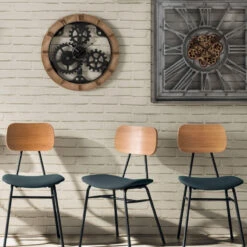 Horloge D58 Mécanisme Bois Et Métal Atmosphera -ATMOSPHERA || Intex || Demeyere Soldes horloge d58 mecanisme bois et metal atmosphera 1 3