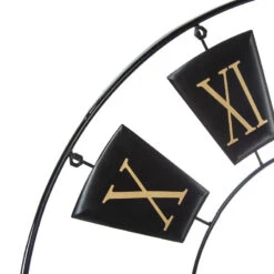 Horloge Métal D76 Noir Atmosphera -ATMOSPHERA || Intex || Demeyere Soldes horloge metal d76 noir atmosphera 1