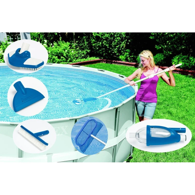 Kit D'entretien Piscine Luxe Vac+ Intex 8 Kit D'entretien Piscine Luxe Vac+ Intex – Image 6