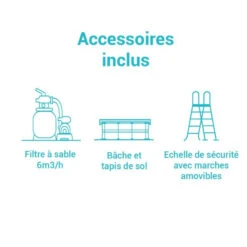 Kit Piscine Tubulaire Ultra XTR 5.49 X H1.32m Intex -ATMOSPHERA || Intex || Demeyere Soldes kit piscine tubulaire ultra frame 549xh132m intex 3