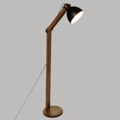 Lampadaire En Pin Et Métal Cuba H158 Atmosphera -ATMOSPHERA || Intex || Demeyere Soldes lampadaire en pin et metal cuba h158 atmosphera 1