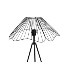 Lampadaire Filaire Métal Hibiscus Noir Ostaria -ATMOSPHERA || Intex || Demeyere Soldes lampadaire filaire metal hibiscus noir ostaria 4