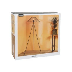 Lampadaire Filaire Métal Hibiscus Noir Ostaria -ATMOSPHERA || Intex || Demeyere Soldes lampadaire filaire metal hibiscus noir ostaria 5