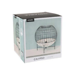 Lampe à Poser Calypso Boule Rotin Et Métal Ostaria -ATMOSPHERA || Intex || Demeyere Soldes lampe a poser calypso boule rotin et metal ostaria 3