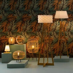 Lampe Bambou Ronde LEDs Diam 32 Cm Atmosphera -ATMOSPHERA || Intex || Demeyere Soldes lampe bambou ronde leds diam 32 cm atmosphera 1