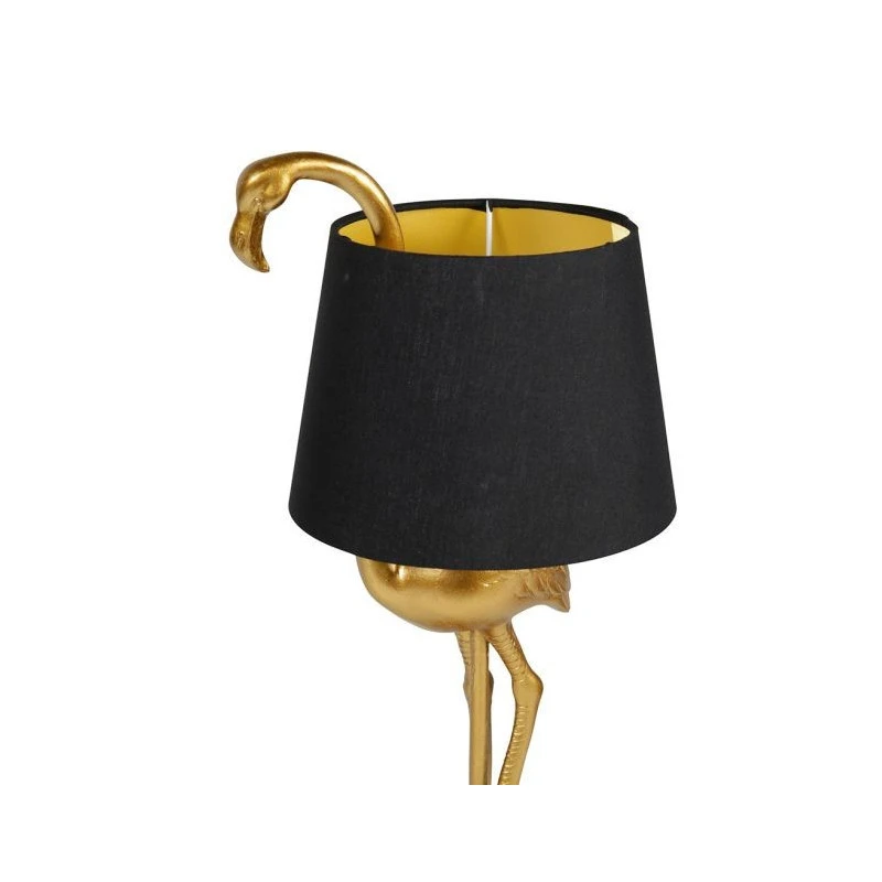 Lampe En Résine Dorée Domingo Flamant Rose Ostaria 6 Lampe En Résine Dorée Domingo Flamant Rose Ostaria – Image 4