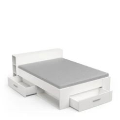 Demeyere Lit 140x190 Cm Pocket Blanc 14 Demeyere Lit 140x190 Cm Pocket Blanc -ATMOSPHERA || Intex || Demeyere Soldes lit 2 places polly blanc 3