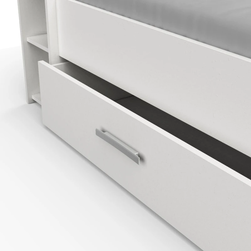 Demeyere Lit 140x190 Cm Pocket Blanc 7 Demeyere Lit 140x190 Cm Pocket Blanc – Image 5