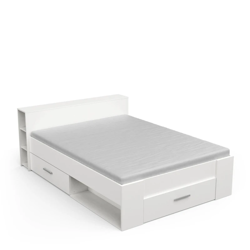 Demeyere Lit 140x190 Cm Pocket Blanc 3 Demeyere Lit 140x190 Cm Pocket Blanc