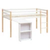 Lit Combi Bureau Enfant Pin Blanc Atmosphera -ATMOSPHERA || Intex || Demeyere Soldes lit combi bureau enfant pin blanc atmosphera