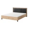 Lit Double 160 X 200 Avec Tête De Lit Velours Nantes -ATMOSPHERA || Intex || Demeyere Soldes lit double 160 x 200 avec tete de lit velours nantes